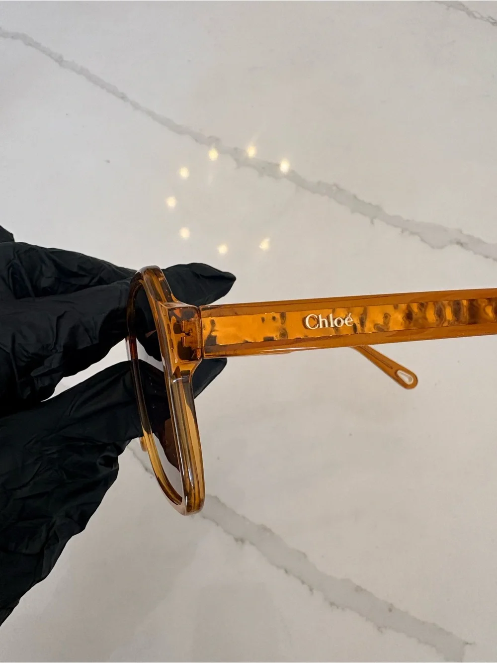 Chloé Willow CE761S Light Brown Oversized Square Sunglasses